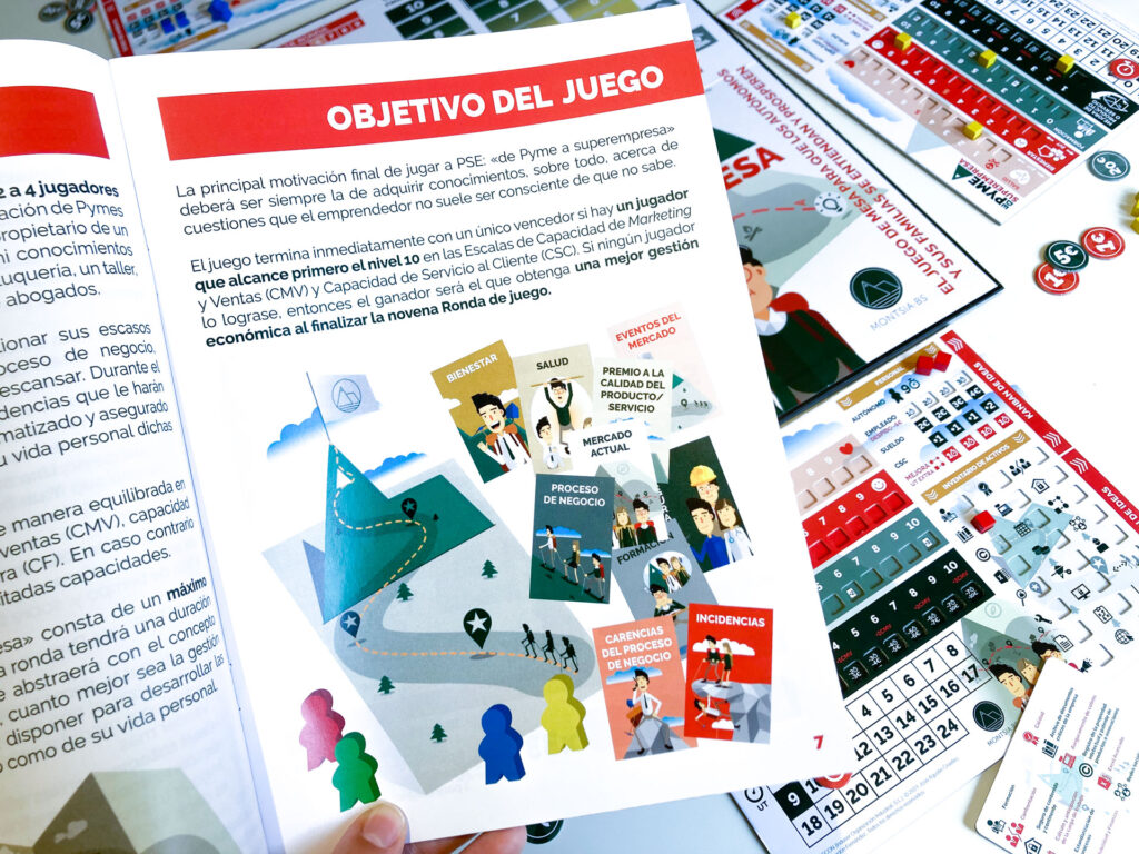 Diseño gráfico y maquetación de juego de mesa - De Pyme a Superempresa