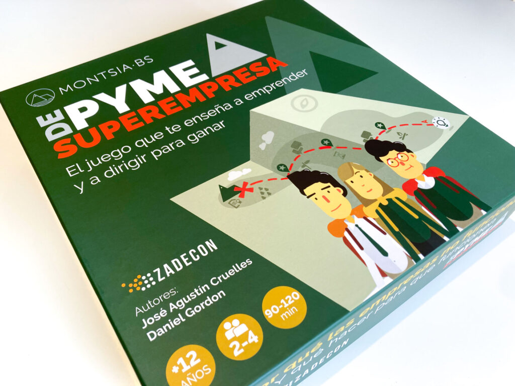 Diseño gráfico y maquetación de juego de mesa - De Pyme a Superempresa