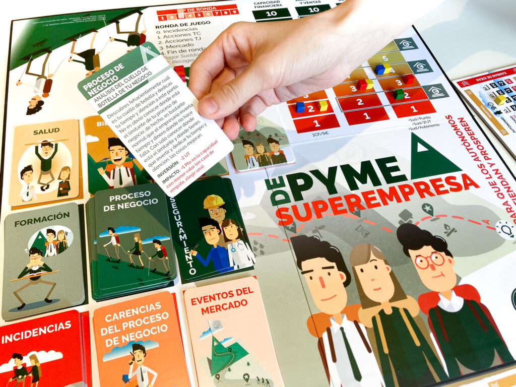 Diseño gráfico y maquetación de juego de mesa - De Pyme a Superempresa