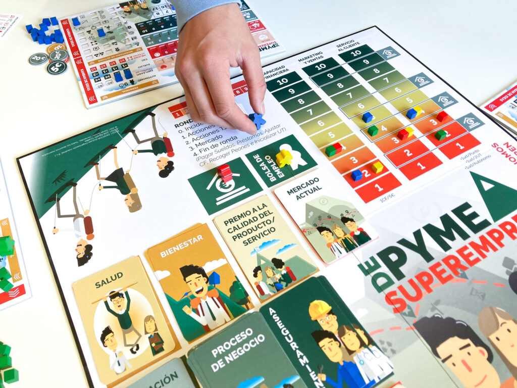 Diseño gráfico y maquetación de juego de mesa - De Pyme a Superempresa
