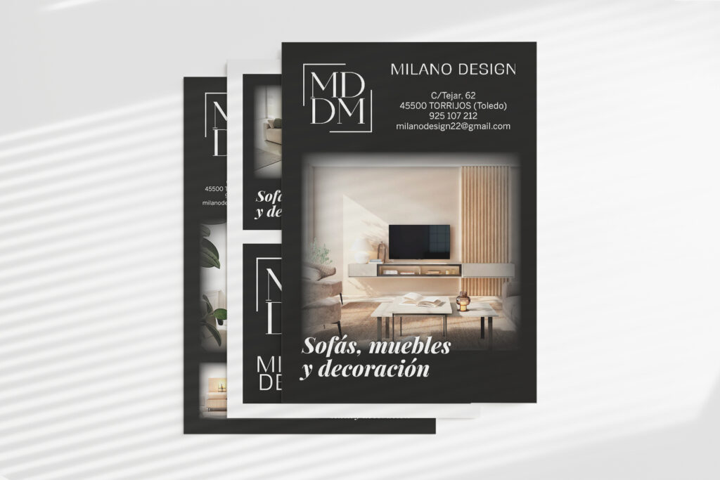 anuncios Milano Design mock up