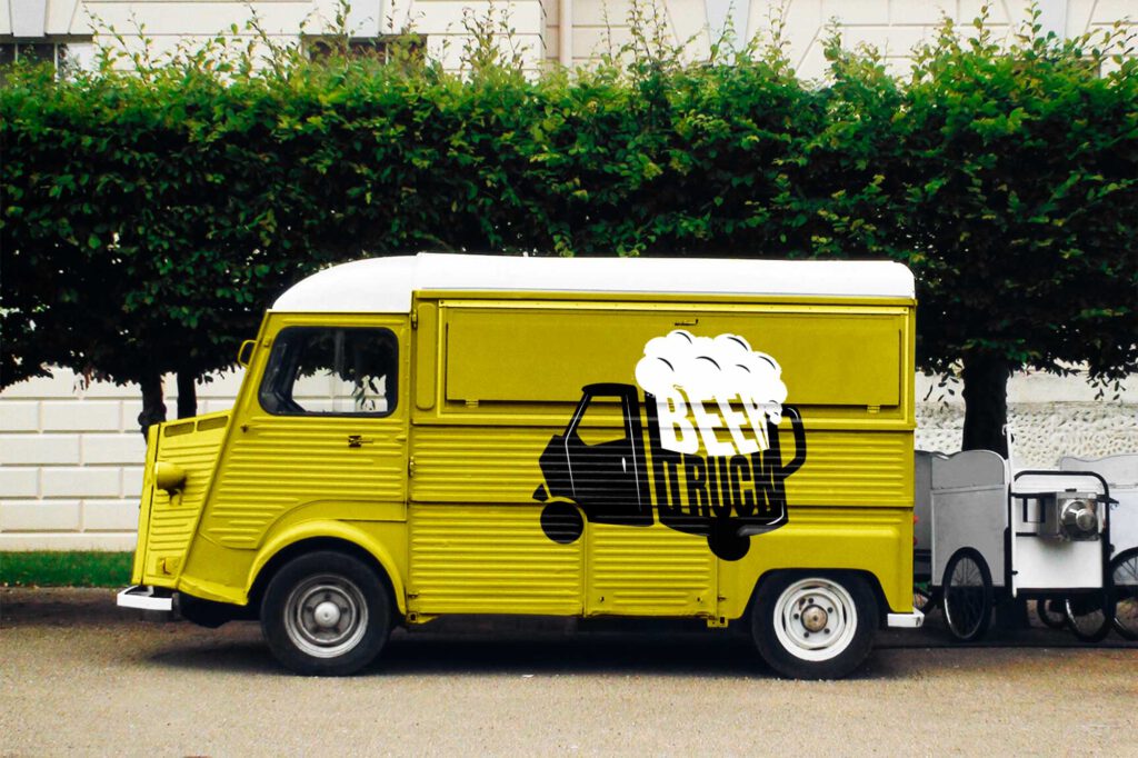 Diseño de logotipo - Beer truck