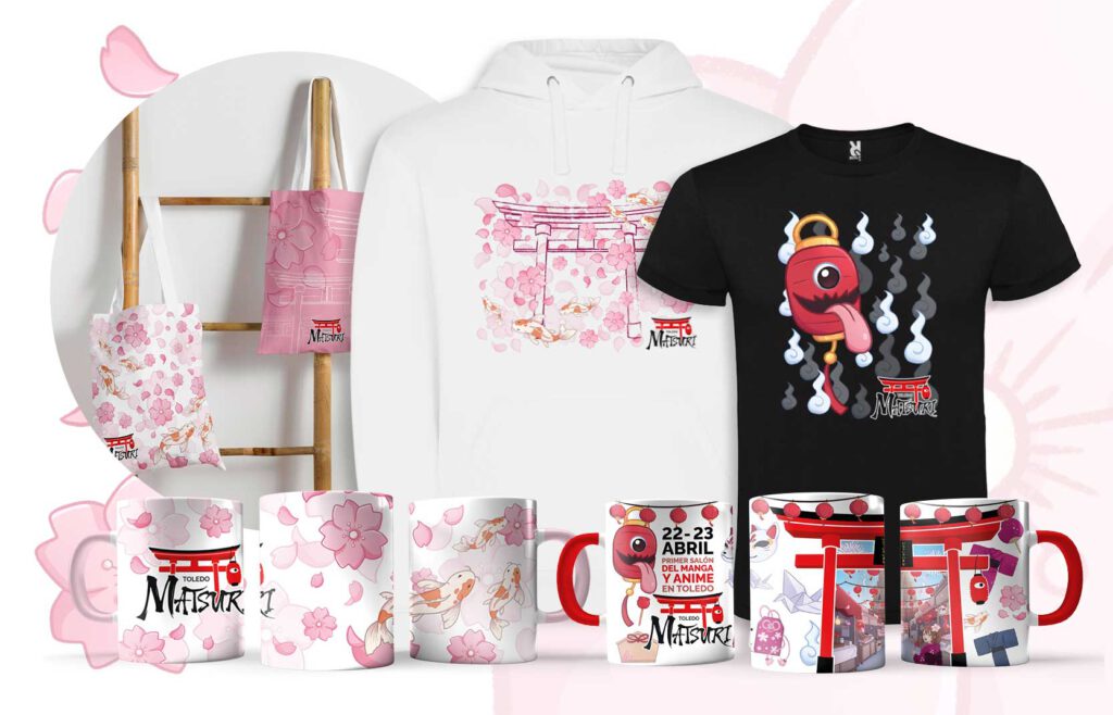 Diseño de merchandising - Toledo Matsuri 2023