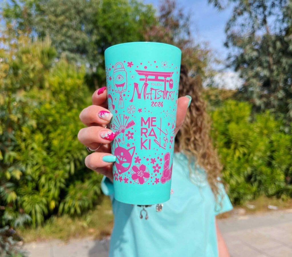 Diseño de vaso reutilizable - Toledo Matsuri 2024
