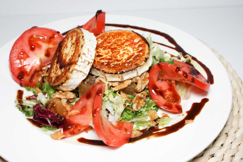 ensalada rulo cabra