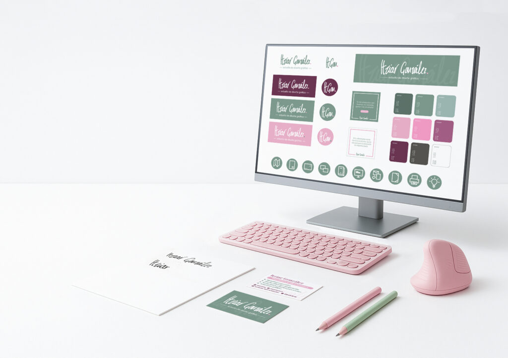 Servicios de diseño gráfico e identidad visual profesional - Itziar González