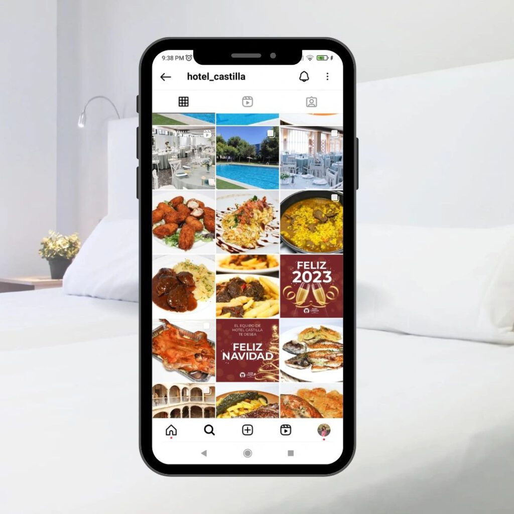Diseño web y creación de contenido - Hotel Castilla