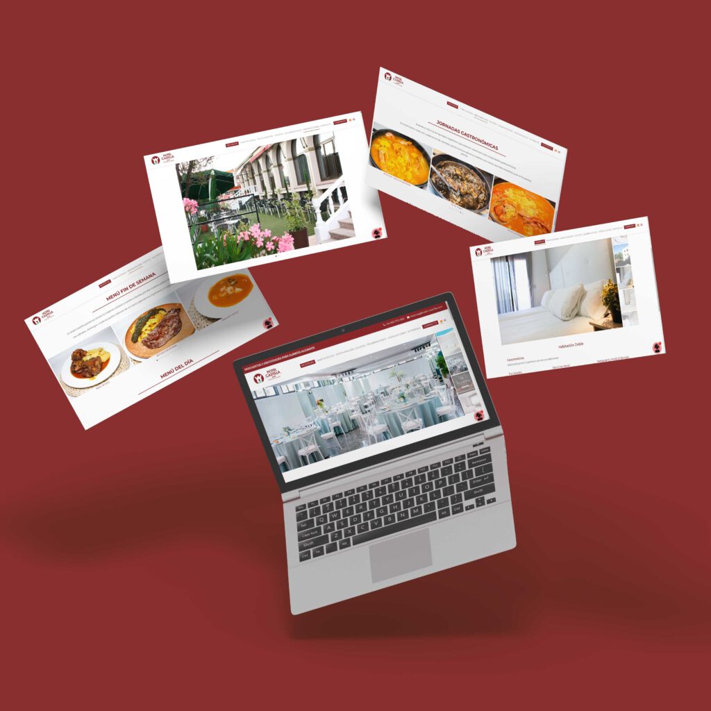 Diseño web y creación de contenido - Hotel Castilla