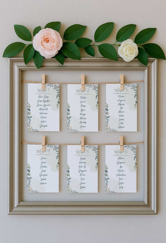 Diseño de papelería para boda - A&J