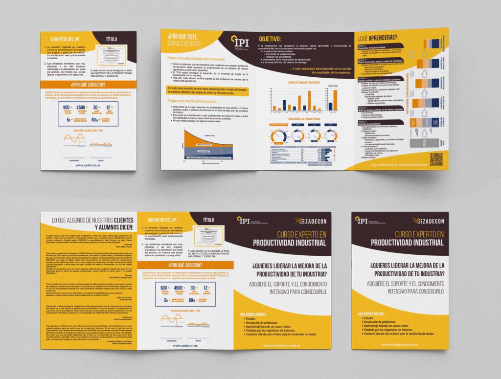 Diseño de tríptico informativo - IPI